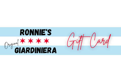 Ronnie's Giardiniera Gift Card