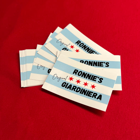 Ronnie's Giardiniera Sticker