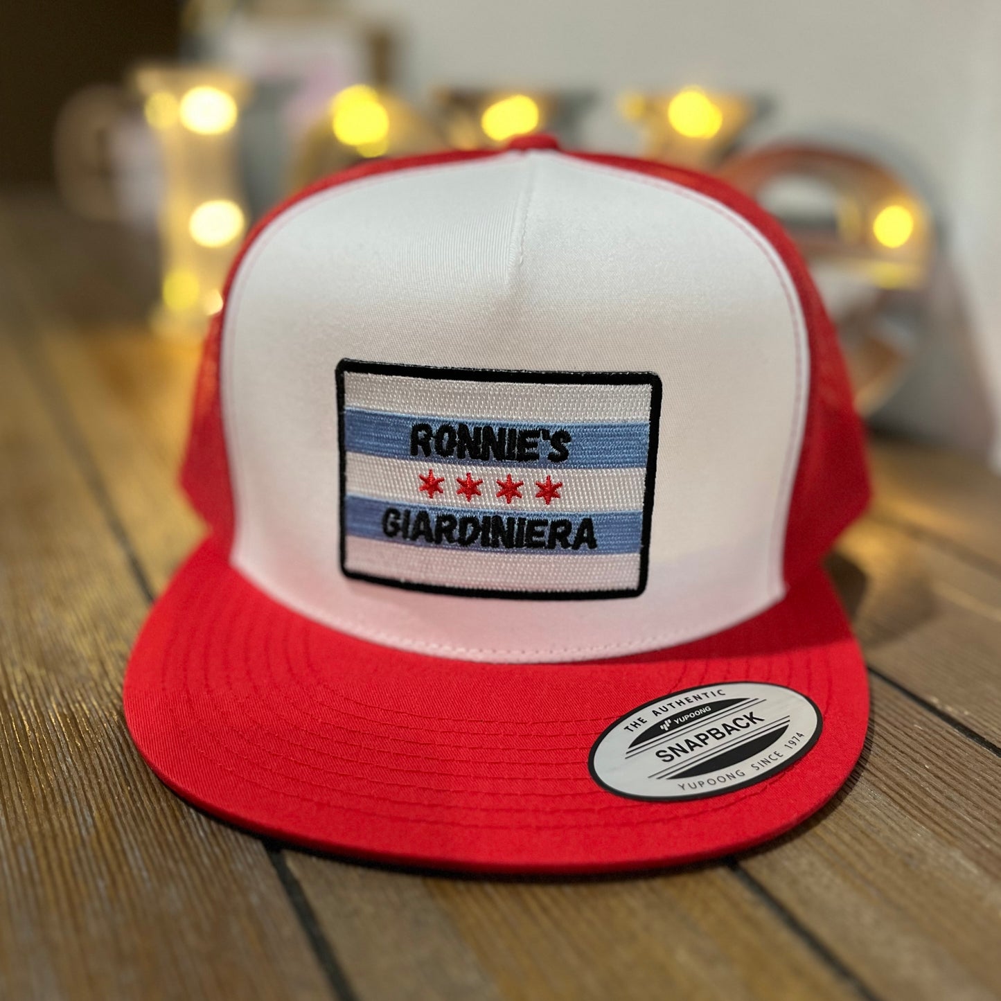 Flat Bill Trucker Hat