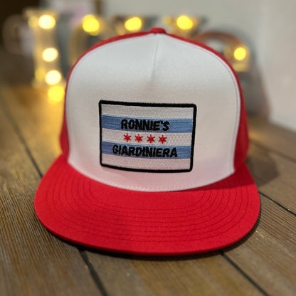 Flat Bill Trucker Hat